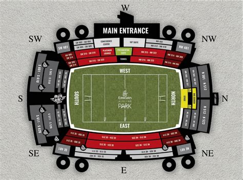 West Main Stand: Middle (Sections 4-8 & 43-46) | Round 3: Emirates ...