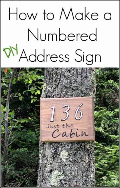 Homemade Address Signs 的图像结果