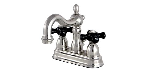 Kingston Brass KS1608PKX Duchess 1.2 GPM Centerset Bathroom Faucet with ...