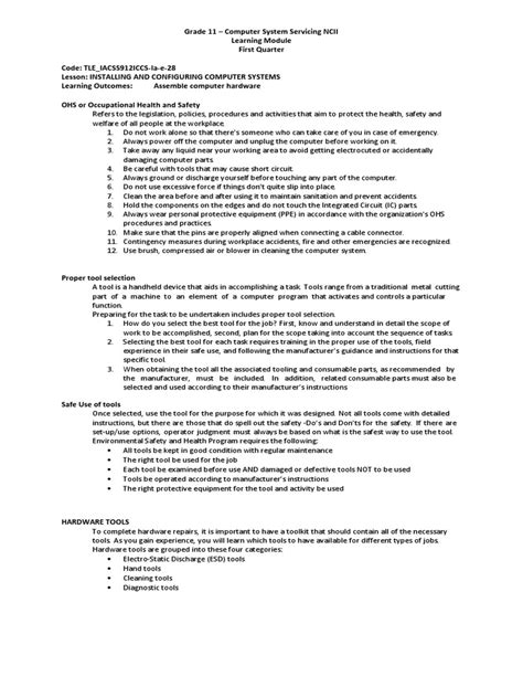 Image result for Assembling Computer Hardware PDF