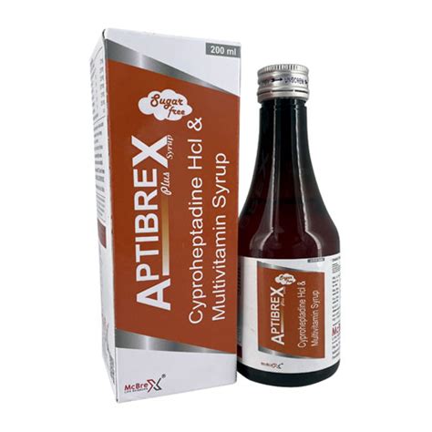 Cyproheptadine Hcl 2mg + Vitamin B1 (2.5mg + Vitamin B2 (2.5mg) SYRUP