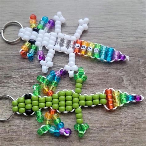 Image result for Bead Keychain Patterns