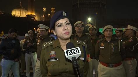 Delhi Police conducts patrolling in Daryaganj, Jama Masjid areas ahead ...