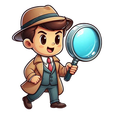 Best 13 Detective With Magnifying Glass Illustration, Detective ...