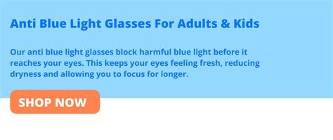 Will blue light glasses help with dry eyes | Ocushield