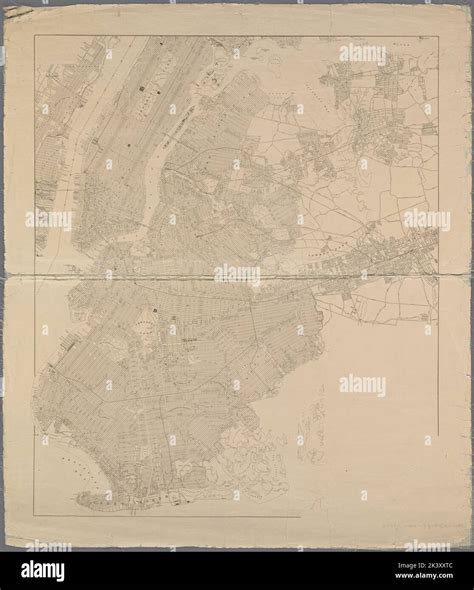 Map of Brooklyn, Queens, and part of Manhattan. Cartographic. Maps ...