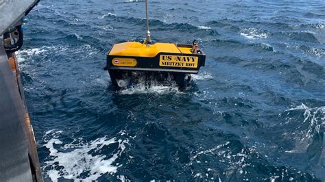 U.S. Marines locate sunken vehicle with human remains on board