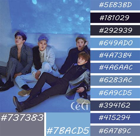 Kpop Color Palettes