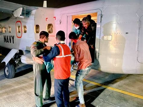 Indian Navy's Dornier airlifts youth with head injury to Kochi from ...