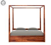 Nackle Solid Sheesham Wood Bed with Storage – Shri Mintus Art