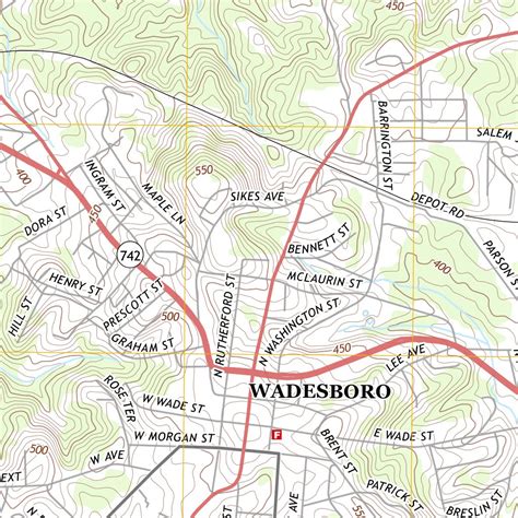 Wadesboro, NC (2013, 24000-Scale) Map by United States Geological ...