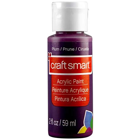 2oz. Acrylic Paint by Craft Smart®, Size: 2 fl oz, Color: Plum | Michaels
