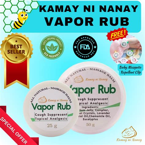 Kamay Ni Nanay - Vapor Rub for baby, no cough, tanggal ubo, panlaban sa ...
