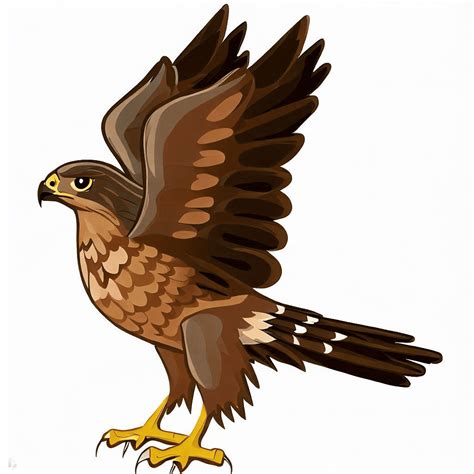 Hawk Clip Art - ClipartWorld