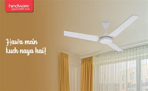 Buy Hindware Snowcrest Thriver 1200mm Ceiling Fan (Natural White ...