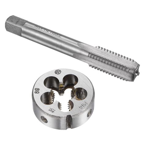 uxcell Tap and Die Sets, M14 x 2 Metric Left Hand Screw Thread Straight ...