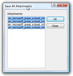 Image result for Save Multiple Attachments Outlook