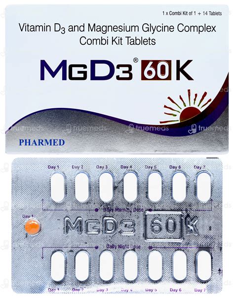 Mgd3 60000 Iu/250mg Combi Kit | Order MGD3 60000 IU/250MG Tablet 15 ...