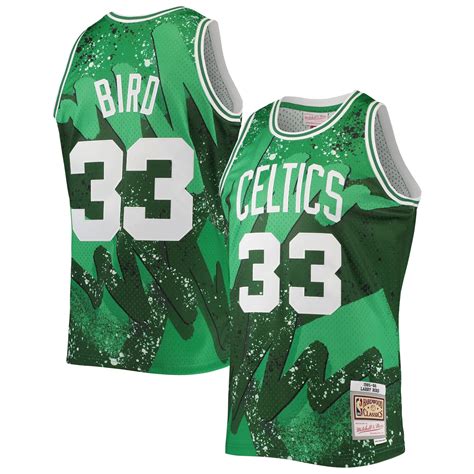 Larry Bird Boston Celtics Mitchell & Ness Hardwood Classics 1985/86 ...