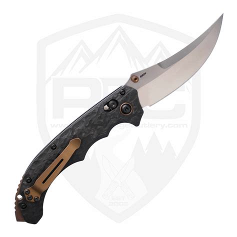 Benchmade Mini Bedlam | Carbon Fiber S90V Scimitar Folder