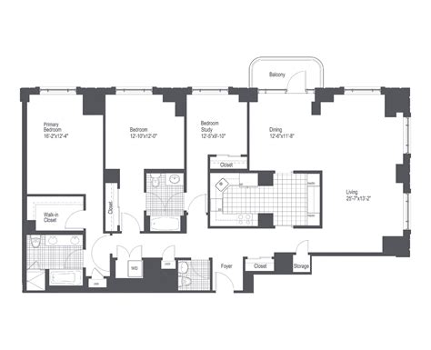 Luxury Apartment Floor Plans | The Colonnade Residences
