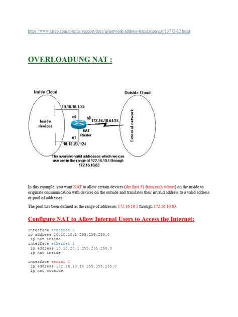 Image result for NAT Router Config