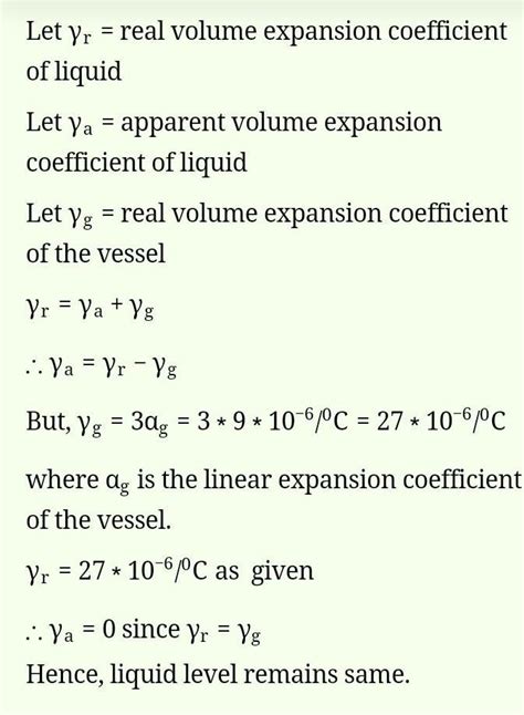 The liquid with co - efficient of real expansion of 27 x 10^-6/^o c is ...