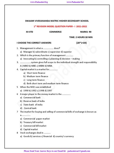 Image result for Commerce Question Paper