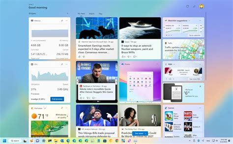 Image result for Windows Taskbar Widgets