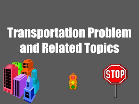 Image result for Transportation Problem Example