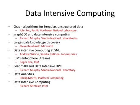 Data Intensive Computing 的图像结果