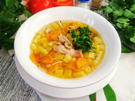 Суп с картошкой и курицей рецепт фото пошагово и видео - 1000.menu