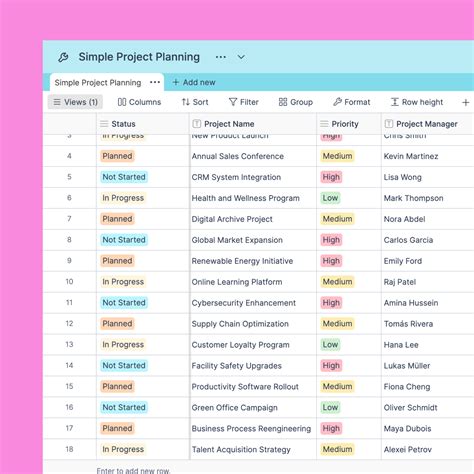 Simple Project Plan 的图像结果