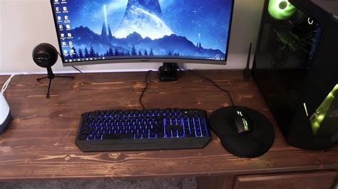 DIY Computer Desk | Cable Management, Storage, LED's : 13 Steps (with ...
