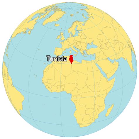 Tunisia Map - Cities and Roads - GIS Geography