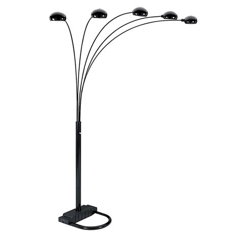 ORE International 5 Arm Arch Floor Lamp, Elegant Decorative Lighting ...