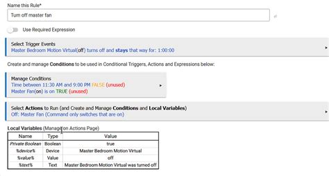 Image result for Hubitat Rule Machine 4 Tutorial