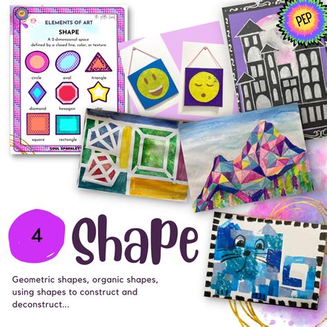 How to Teach Shape | Elements of Art Series - Soul Sparklettes Art