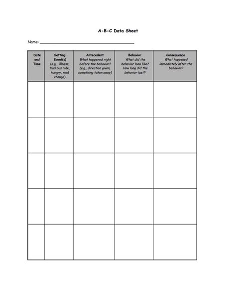 Image result for ABA Data Collection Forms