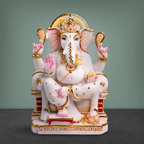 Marble Ganesh Murti | Idol and Statue of Lord Ganesh | Shop Online ...