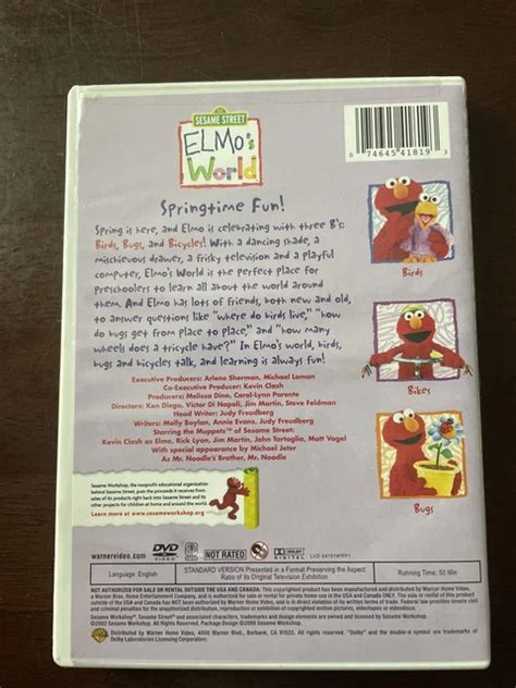 Image result for Elmo Bird World Springtime Fun DVD