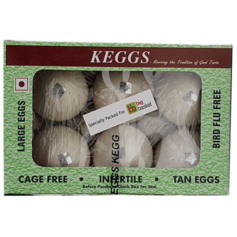 Buy Keggs Eggs Infertile 6 Nos Carton Online at the Best Price of Rs ...