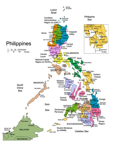 Large Detailed Map Of Philippines Detailed Map Map Philippine Map/old Philippine Map
