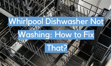 Image result for Operating Whirlpool Dish Washing Machine