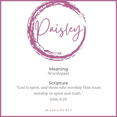 100+ of the Best Baby Middle Names for Paisley - Mama Did It