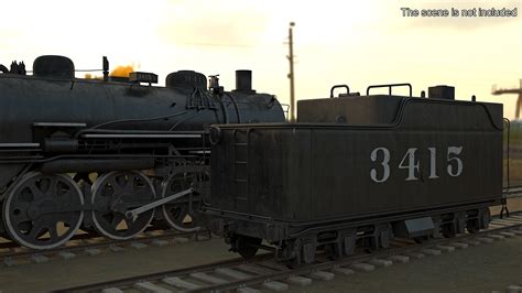 3D Steam Locomotive Tender model | 3D Molier International