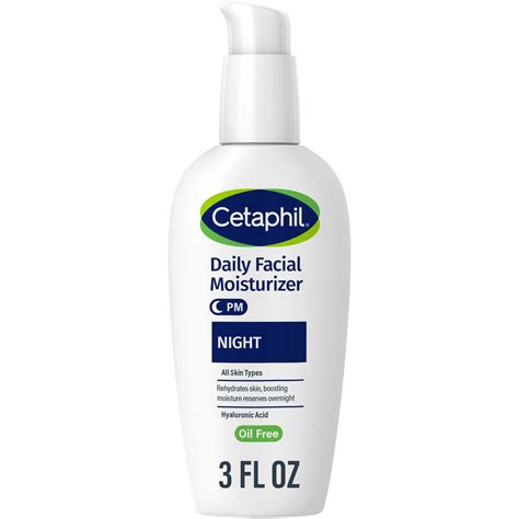 Amazon.com: Cetaphil Night Moisturizer for Face, Hydrating Facial Moisturizer with Hyaluronic ...
