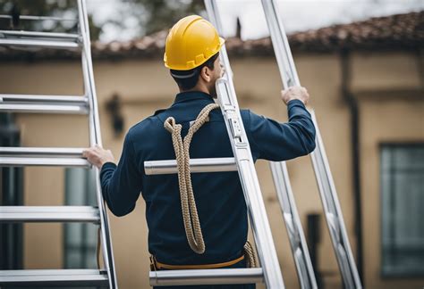 Image result for Extension Ladder Rope Setup