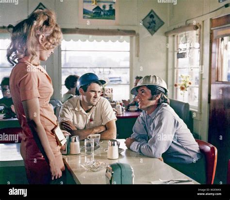 FIVE EASY PIECES 1970 Columbia Pictures film with Karen Black at left ...