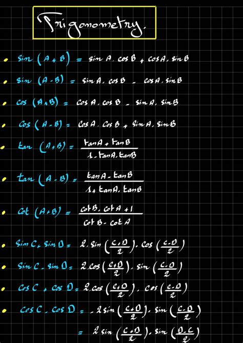 Trigonometry Formula 的图像结果